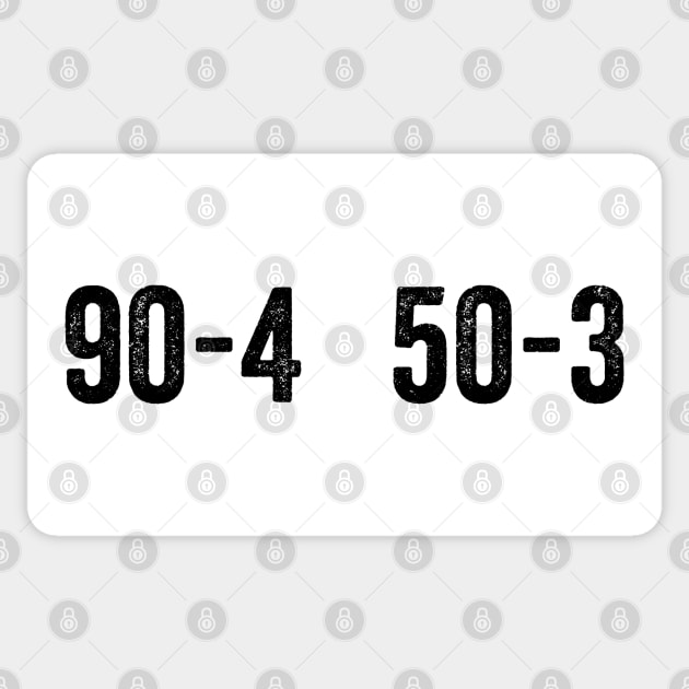 Do The Math 90-4 50-3 8647 For The Smarter Folks Sticker by Luxinda